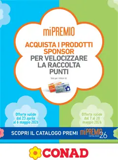 Anteprima del volantino Conad volantino Mi Premio Piemonte valido a partire dal 23.04.2026