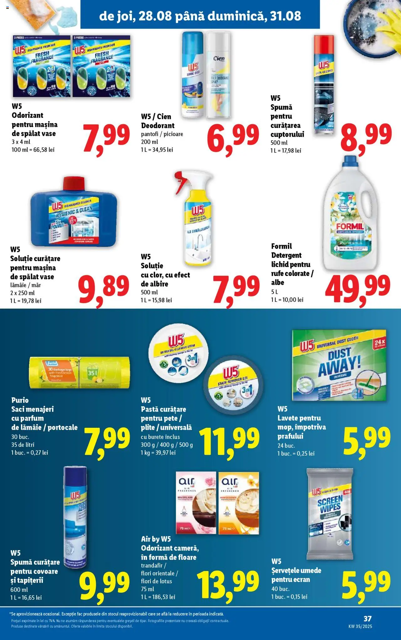 Catalog Lidl – valabil de la 25.08.2025 | Pagină: 51 | Produse: Portocale, Deodorant, Lavete, Lămâie