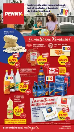 Ofertele PENNY valabile de la 26.11.2025