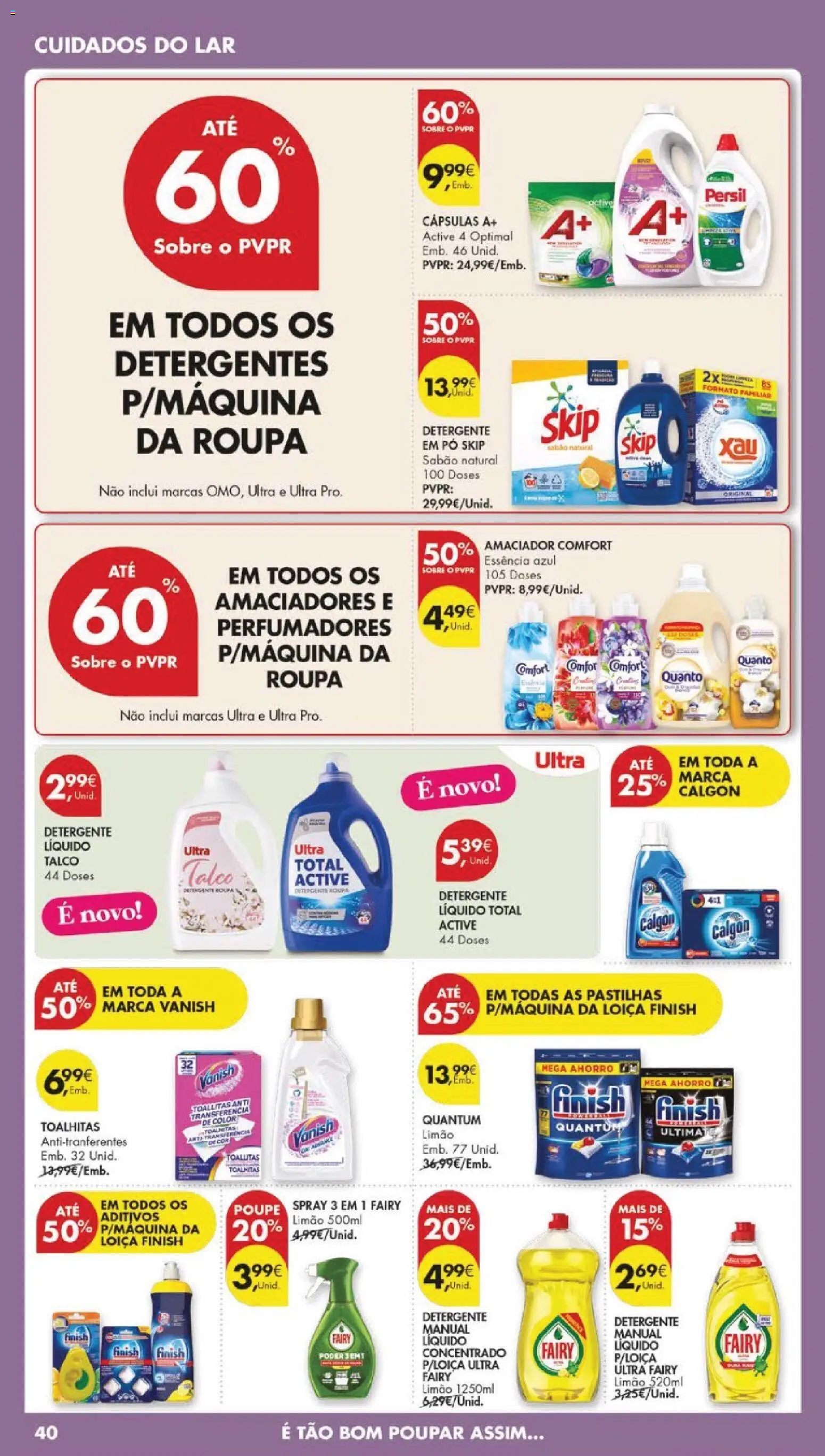 Pingo Doce folheto │ válido de 07.04.2026 | Página: 44 | Produtos: Pó, Sabão, Detergente, Persil