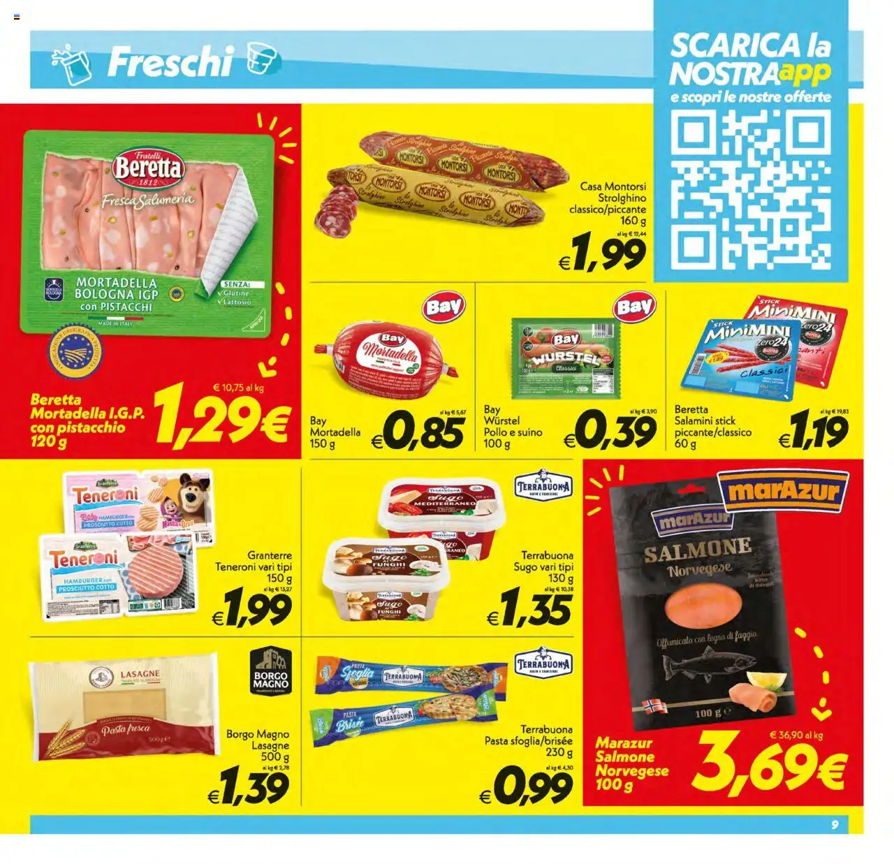 Volantino SuperConveniente del 12.08.2025 | Pagina: 9 | Prodotti: Suino, Prosciutto, Funghi, Pistacchi