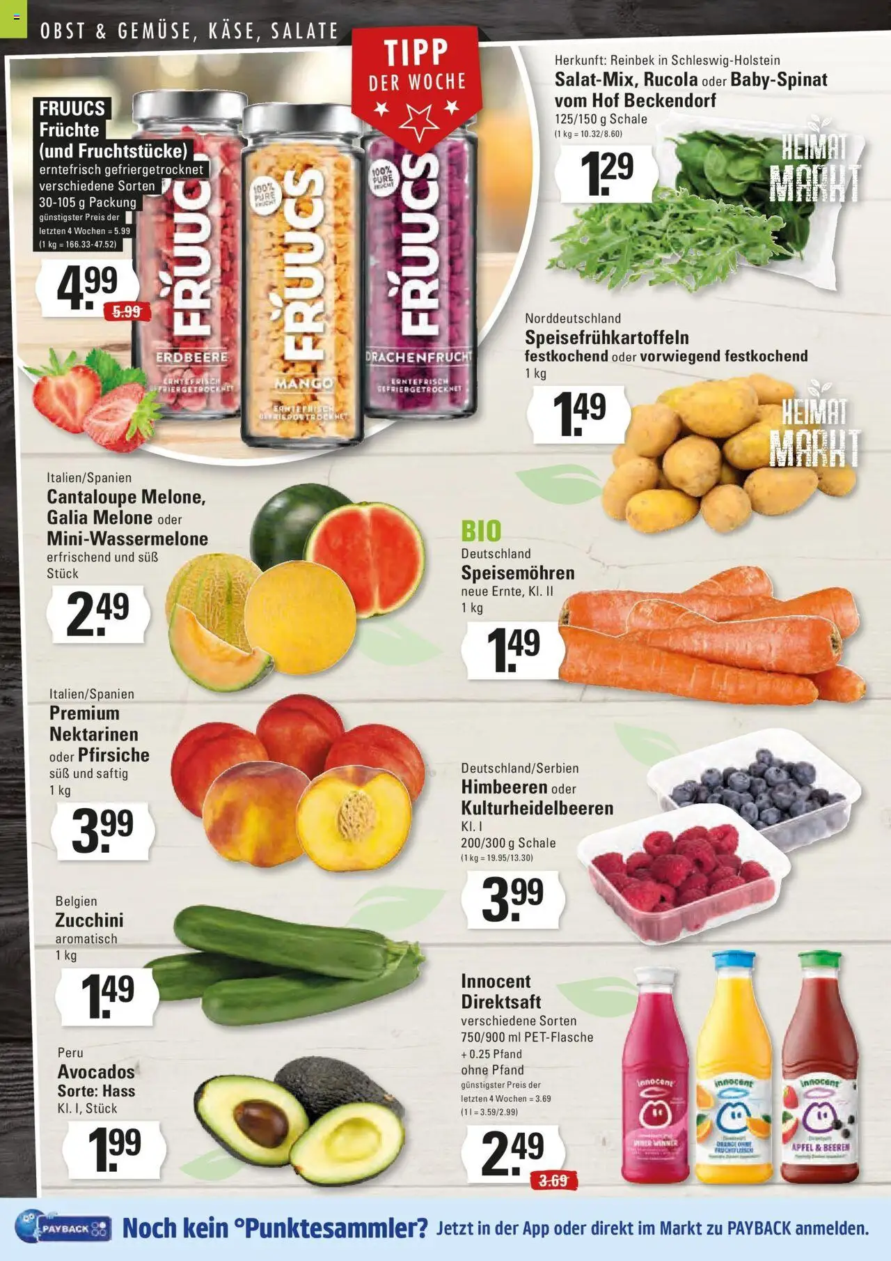 Edeka prospekt Stade	 - gültig ab dem 06.07.2025 | Seite: 2 | Produkte: Nektarinen, Obst, Mango, Zucchini