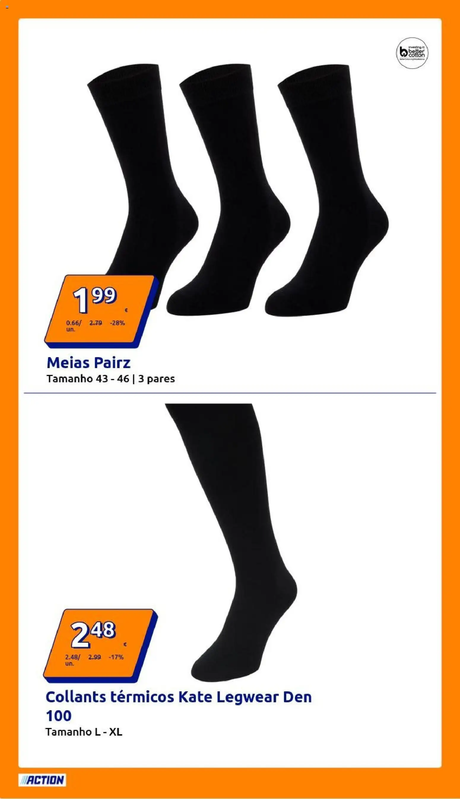 Action - Action PT week 43 2025 │ válido de 22.10.2025 | Página: 2 | Produtos: Collants, Meias