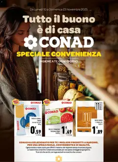 Anteprima del volantino Spazio Conad Speciale Convenienza catalogo valido a partire dal 10.11.2025