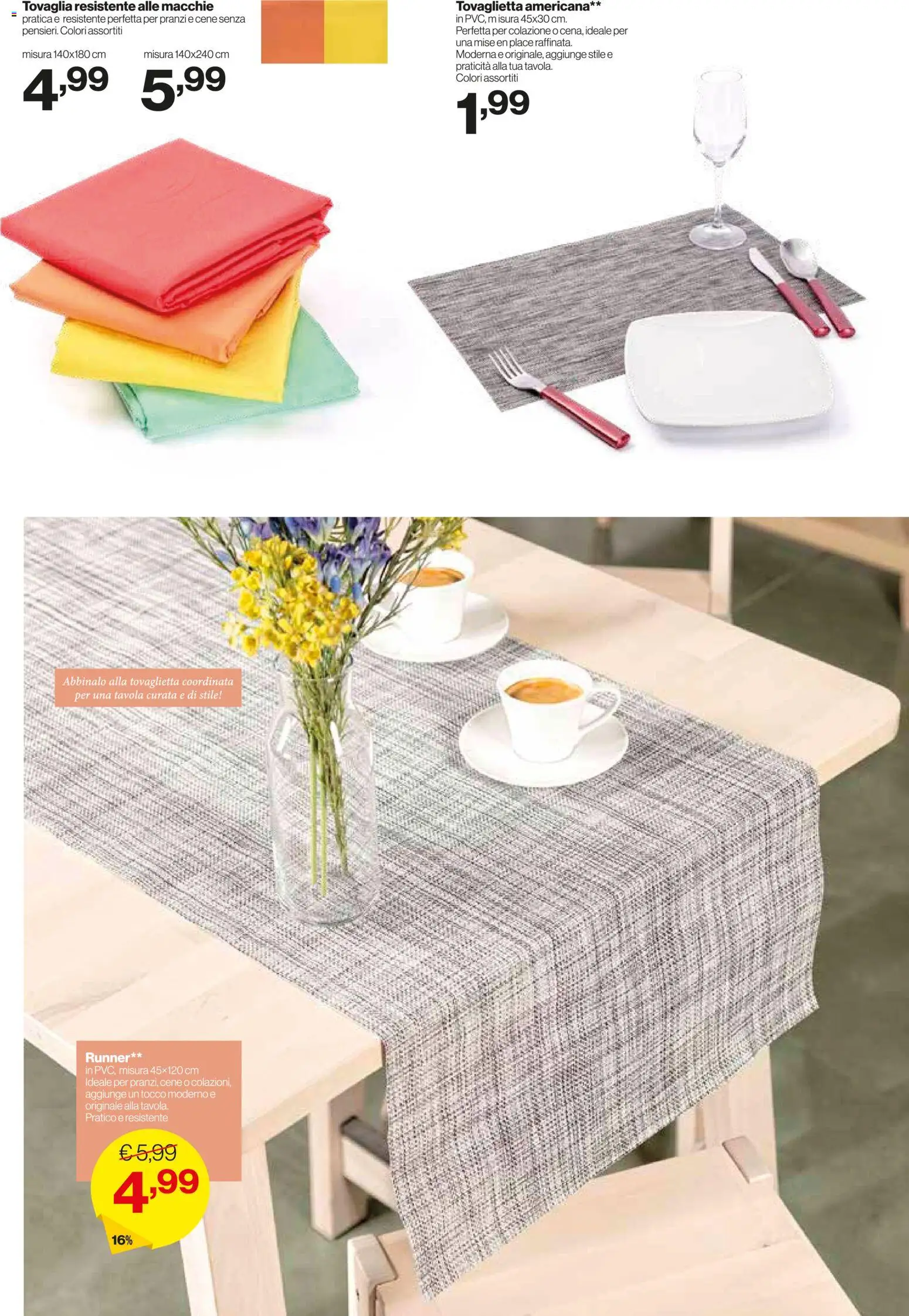 Volantino IN's del 25.02.2026 | Pagina: 19 | Prodotti: Tovaglia