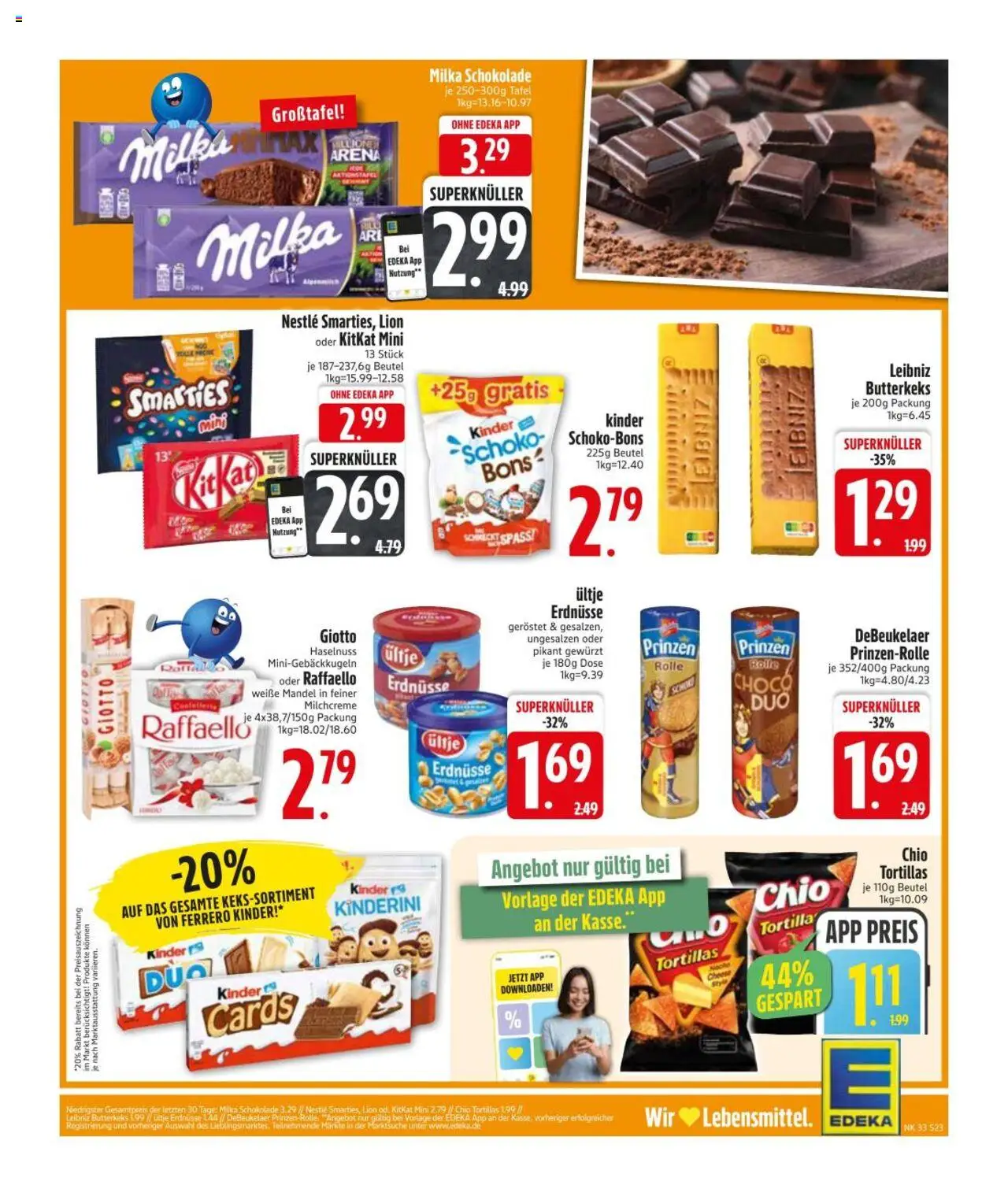  | Pagina: 23 | Producten: Tortilla, Kinder, Tafel