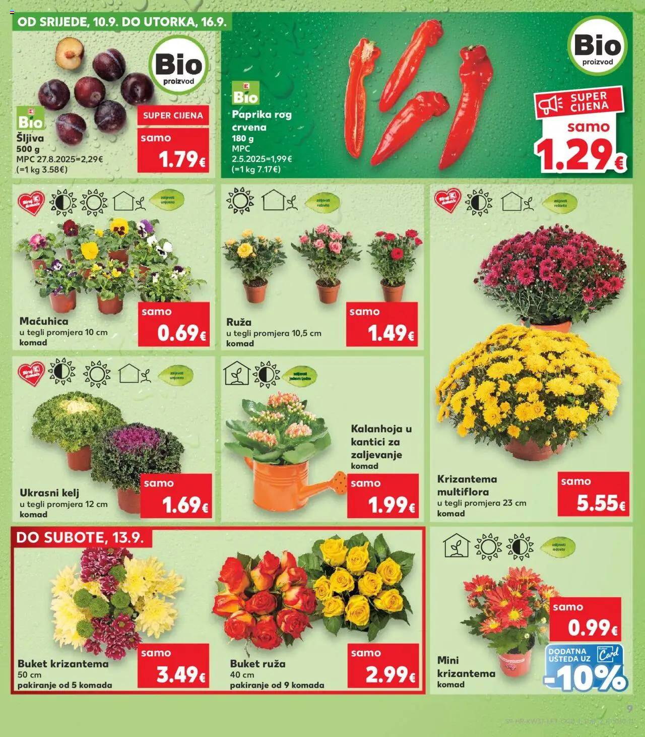 Kaufland katalog | vrijedi od 10.09.2025 | Stranica: 9 | Proizvodi: Kelj, Paprika, Šljiva