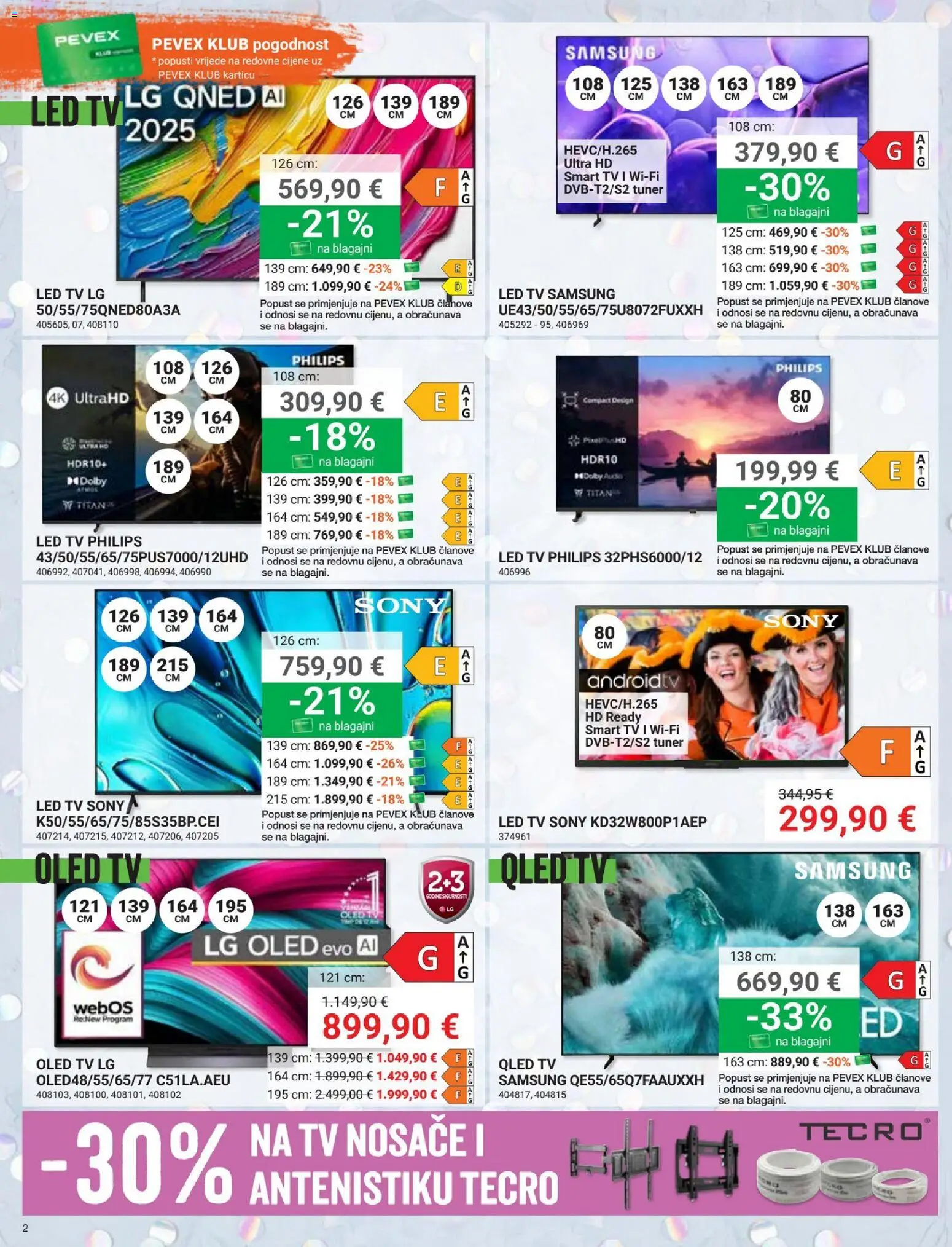 Pevex katalog | vrijedi od 05.02.2026 | Stranica: 2 | Proizvodi: Smart TV, Tv