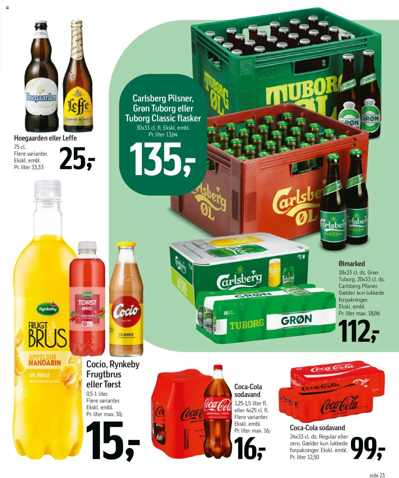 Føtex Tilbudsavis gyldig fra 15.08.2025 | Side: 34 | Produkter: Rabarber, Coca Cola, Sodavand, Cola