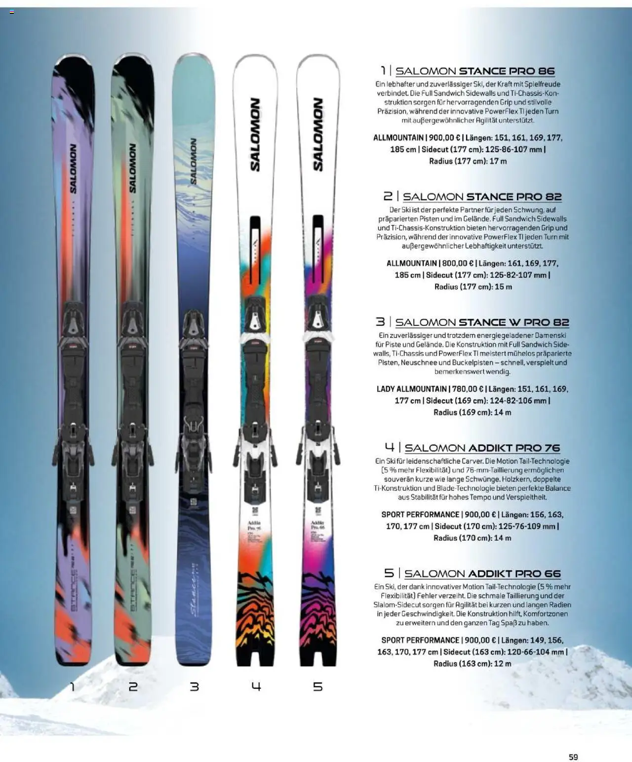 Sport2000 Prospekt Home of Schnee erleben – gültig ab 23.09.2025 | Seite: 59 | Produkte: Ski, Tempo