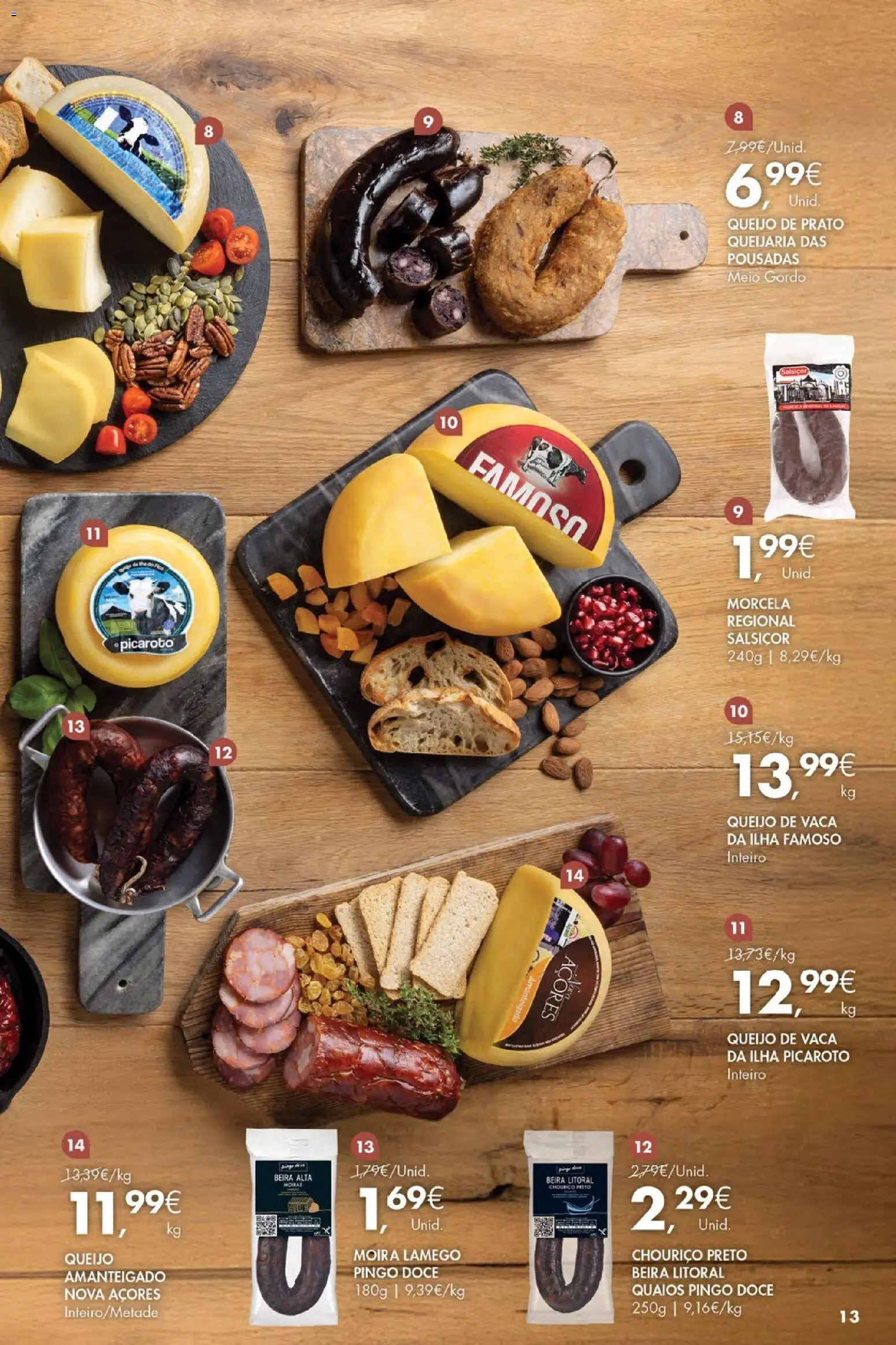 Pingo Doce Poupe Esta Semana Açores │ válido de 02.04.2026 | Página: 13 | Produtos: Queijo, Chouriço