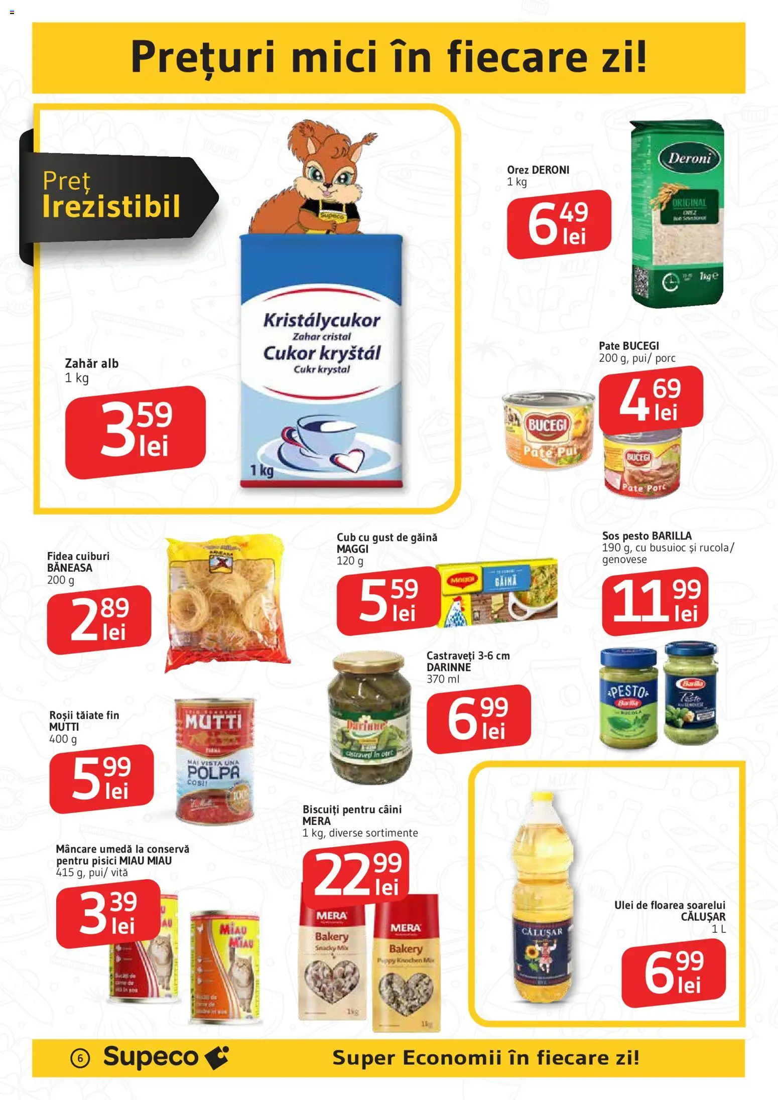Noul catalog Supeco – valabil de la 22.01.2026 | Pagină: 6 | Produse: Mici, Ulei, Roșii, Bant
