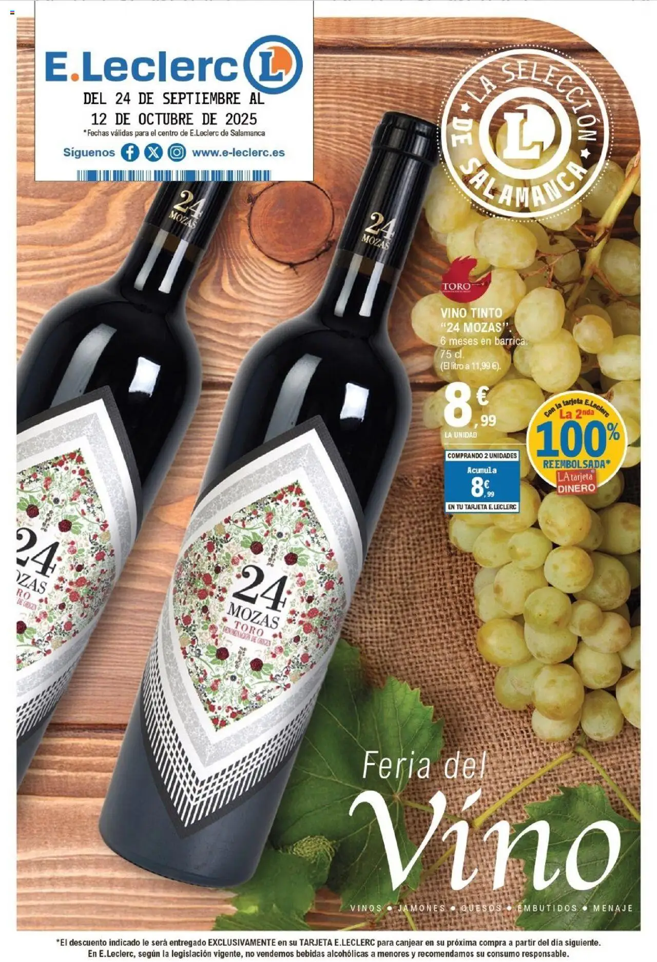 E.Leclerc folleto │ válido desde el 24.09.2025 | Página: 23 | Productos: Vino