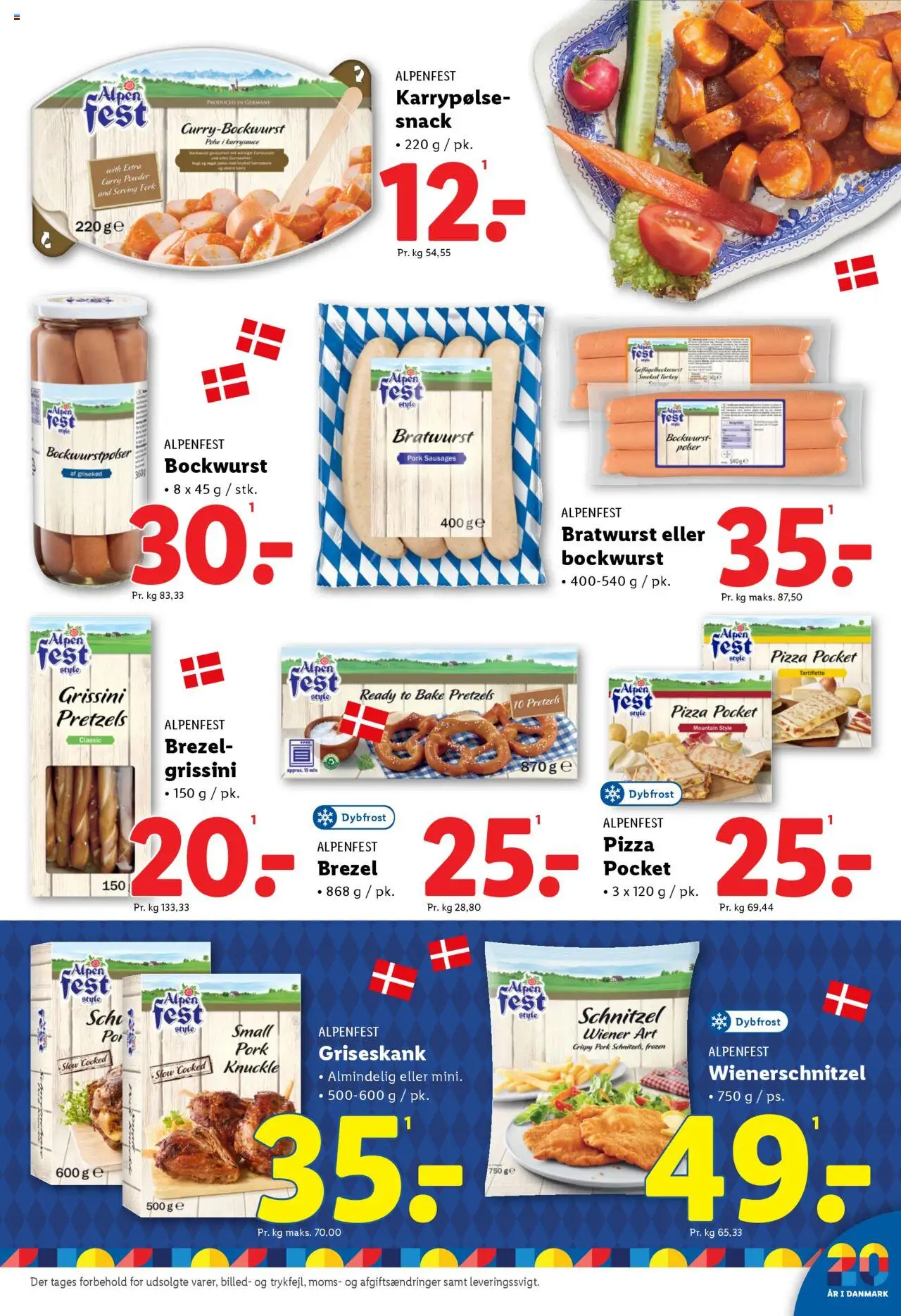 Lidl Tilbudsavis gyldig fra 24.08.2025 | Side: 11 | Produkter: Pølser, Pizza