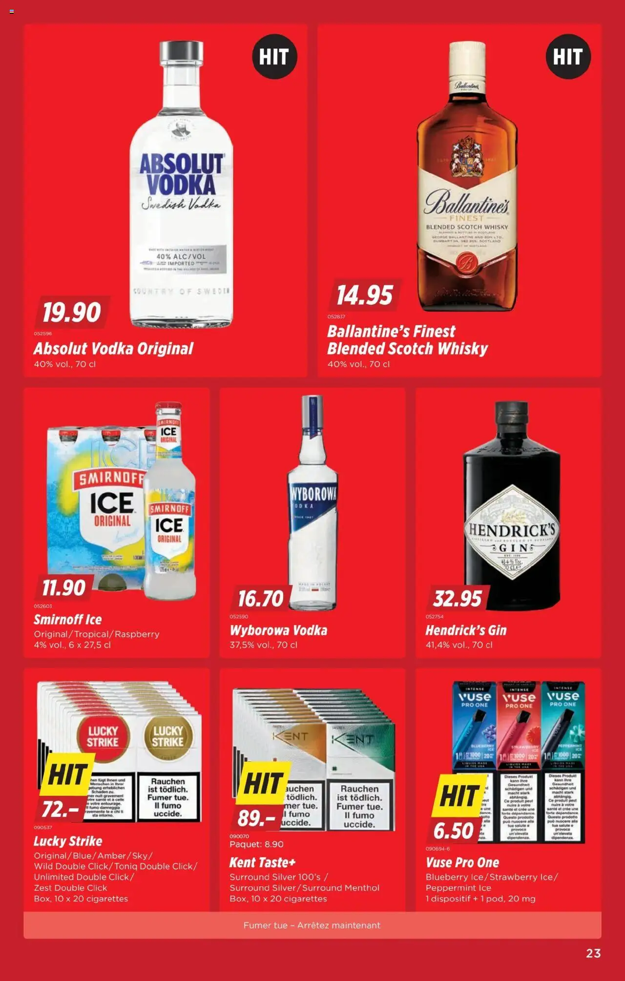 Denner Aktionen FR ab 26.08.2025 | Seite: 23 | Produkte: Gin