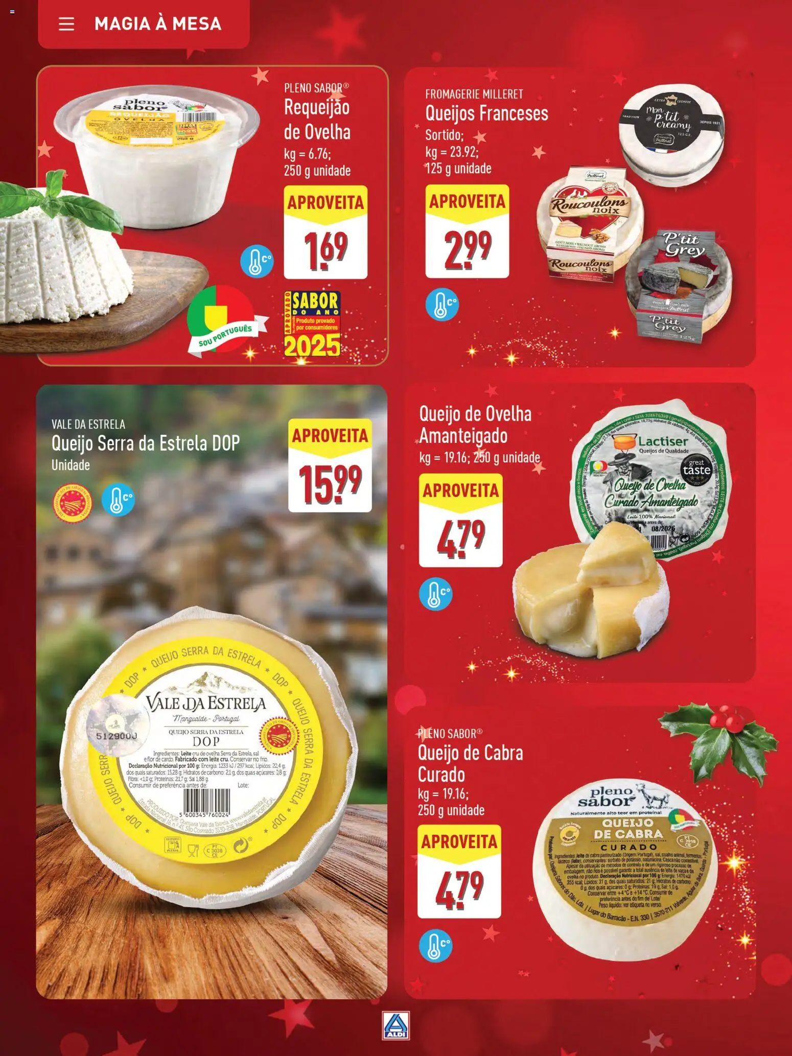 Aldi folheto │ válido de 22.11.2025 | Página: 8 | Produtos: Sal, Mesa, Requeijão, Proteina