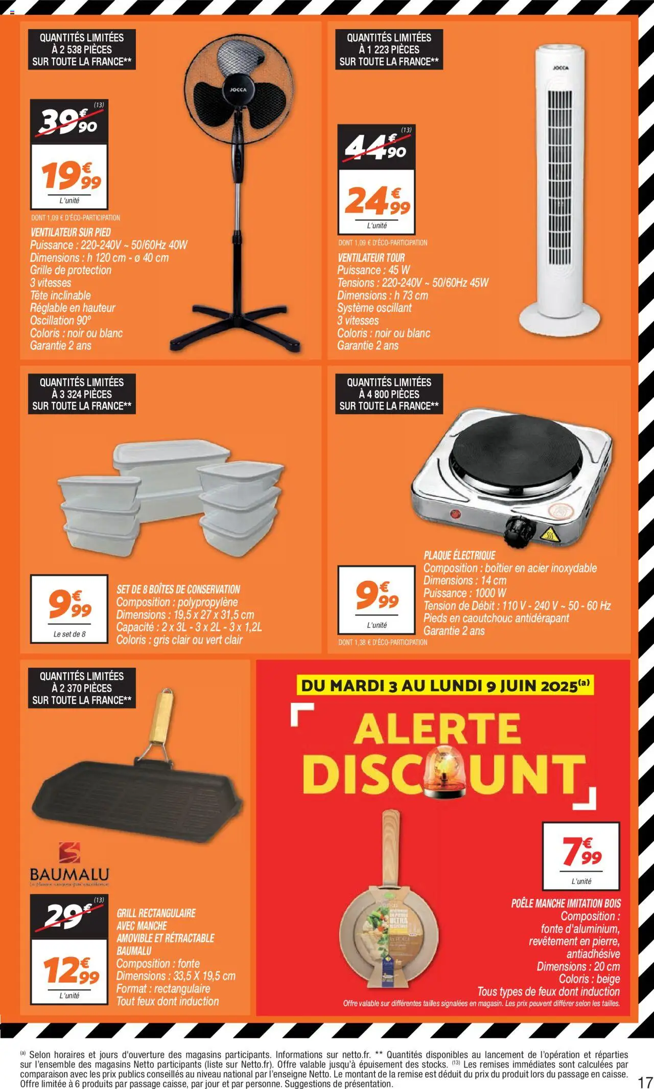  | Page: 17 | Produits: Ventilateur sur pied, Poêle, Grill, Ventilateur