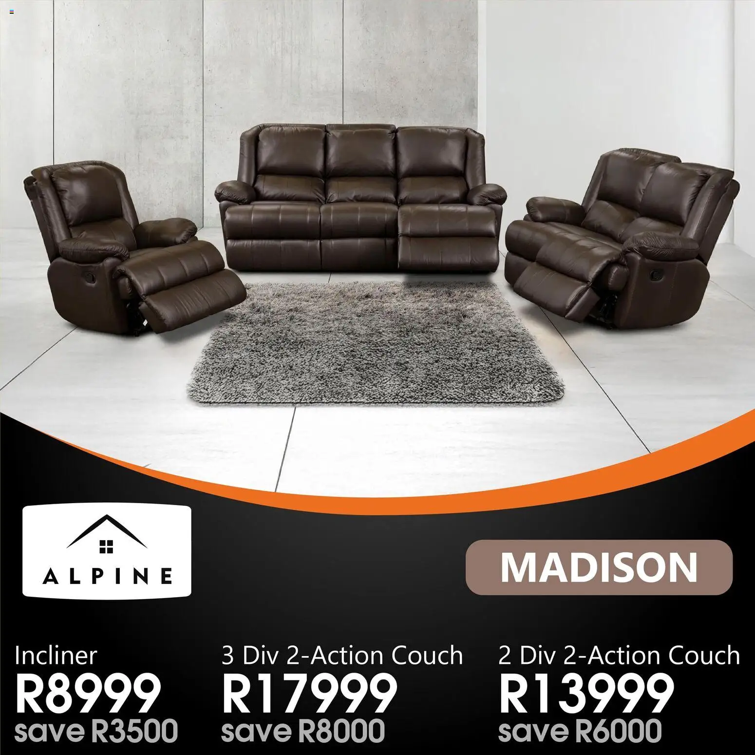 New Tafelberg Furnishers catalogue – valid from 06.11.2025 | Page: 12 | Products: Couch