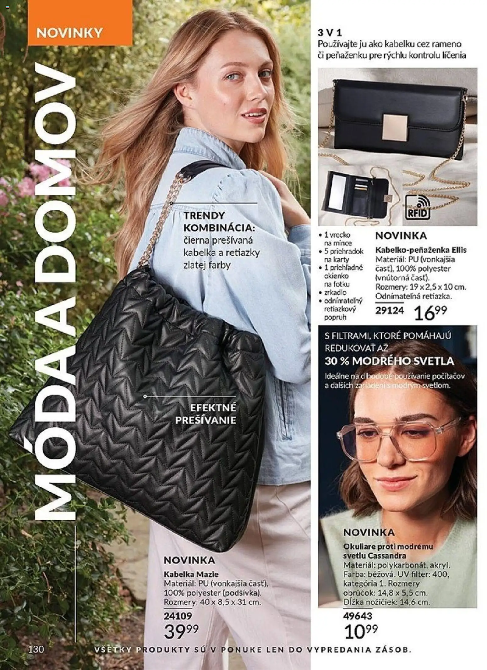 Nové Avon akcie – leták je platný od 01.02.2026 | Strana: 130 | Produkty: Zrkadlo, Kabelka, Svetlá