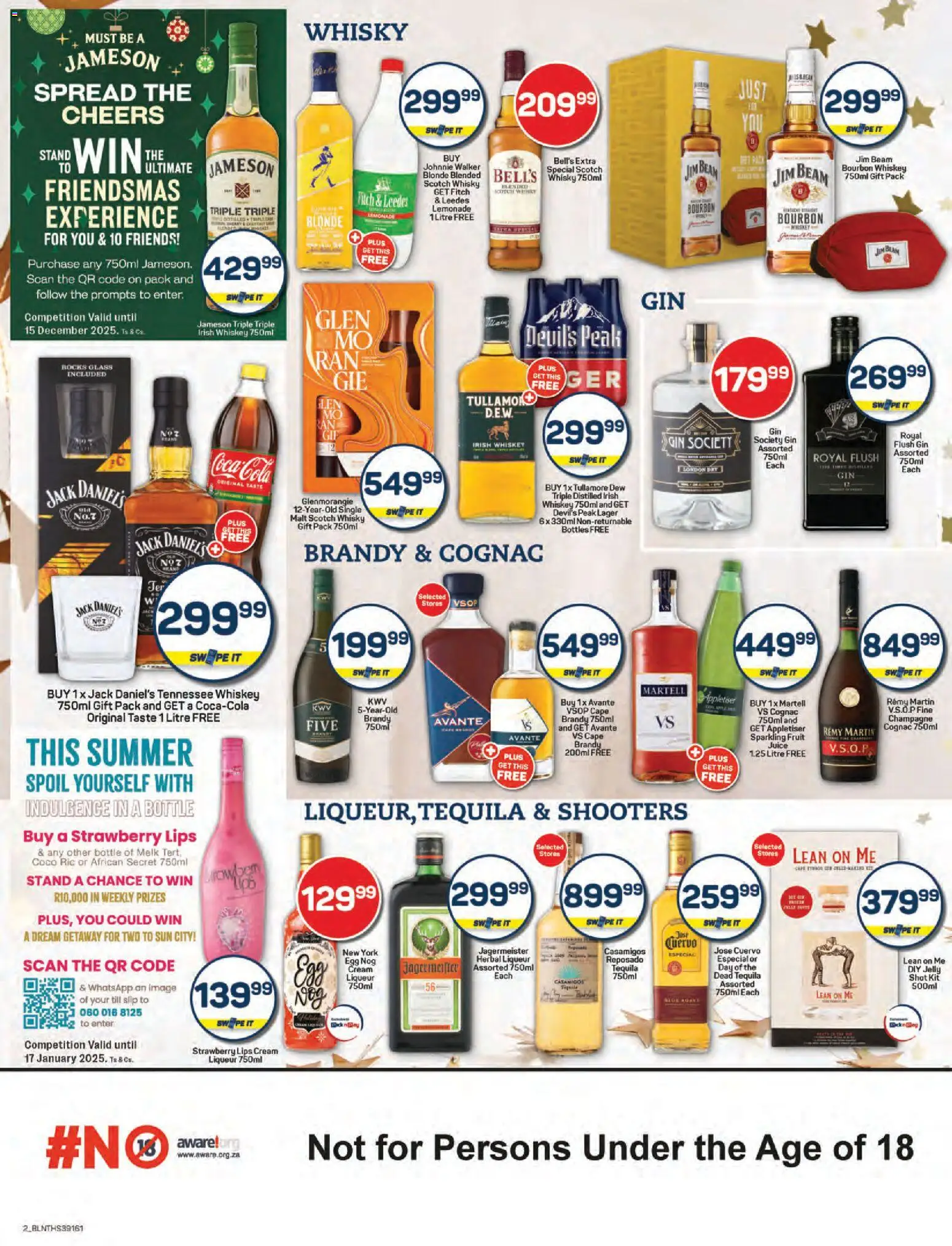 New Pick n Pay catalogue – valid from 25.11.2025 | Page: 2 | Products: Alicate de unhas, Brandy, Gin, Cream