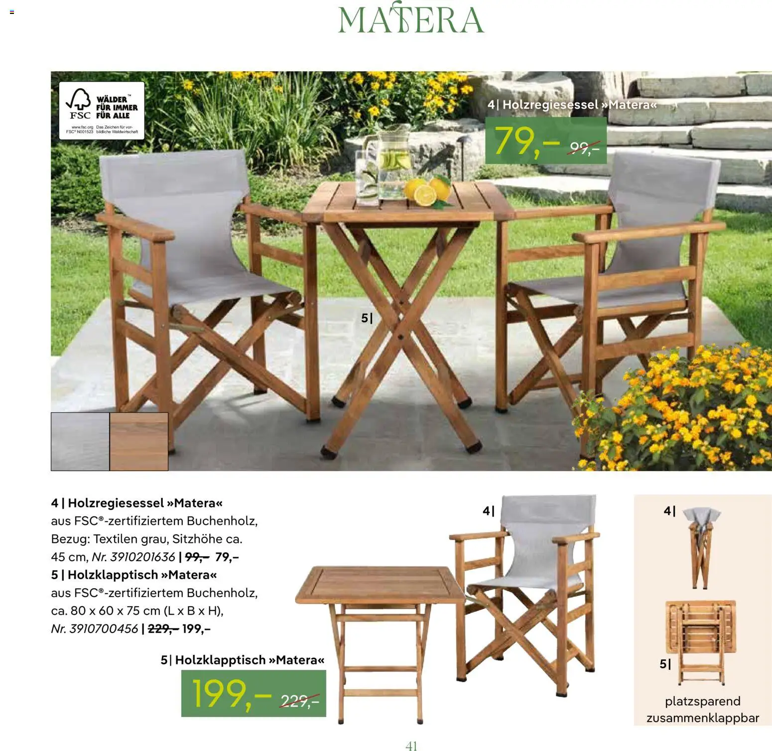 Pflanzen-Kölle GARTENMÖBEL 2026 – gültig ab 07.03.2026 | Seite: 41