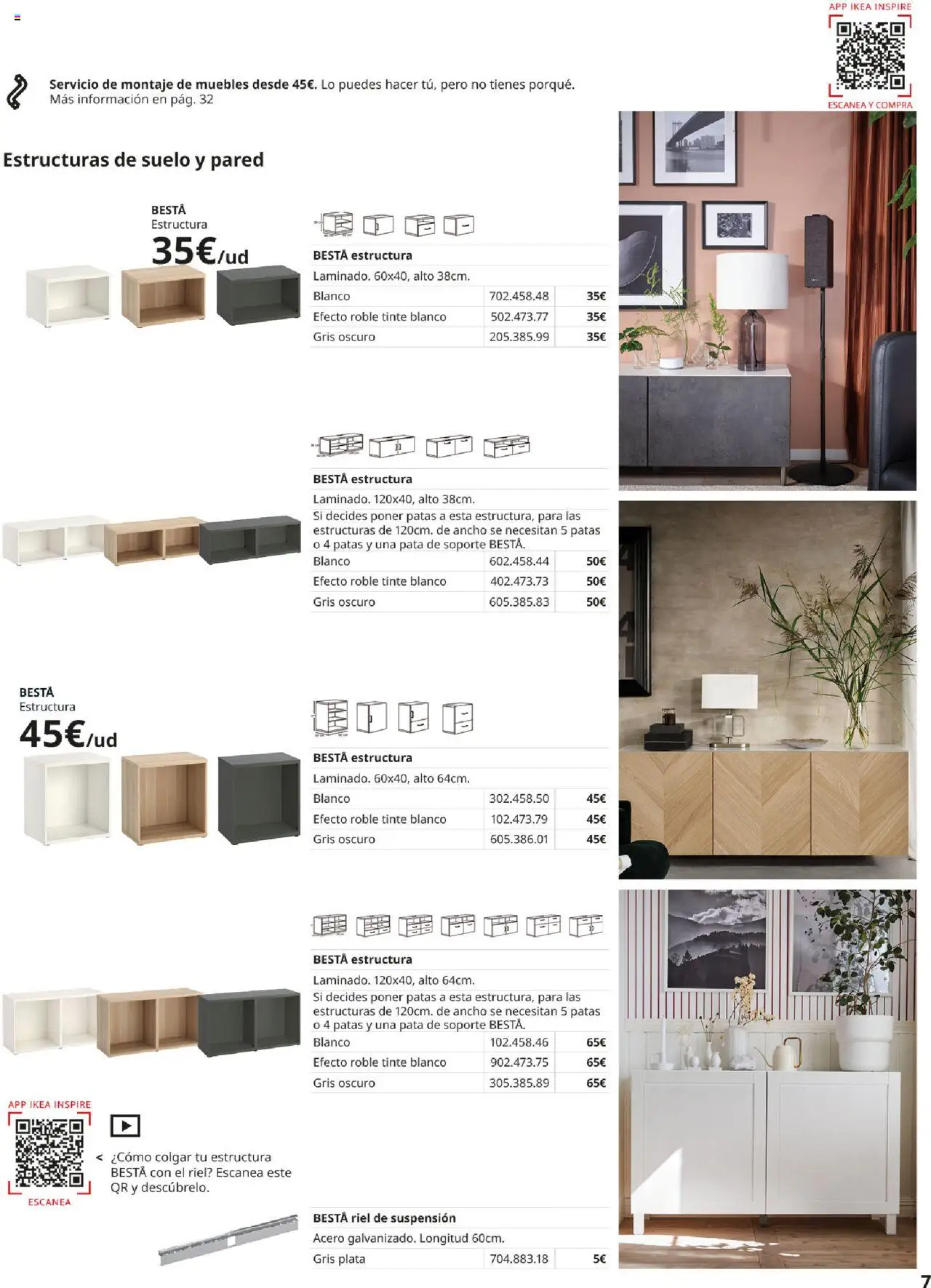 Catálogo IKEA Besta Eket │ válido desde el 04.02.2025 | Página: 7 | Productos: Tinte, Muebles