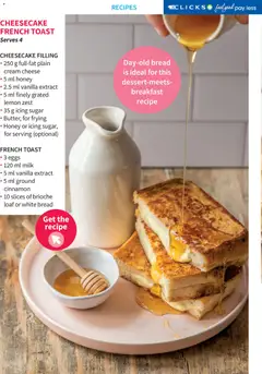 Clicks specials catalogue – valid from 01.04.2026 | Page: 112 | Products: Milk, Bread, Cream, Sugar