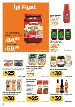 04.12.2025 tarihinden itibaren geçerli olan Migros kataloğu önizlemesi | Sayfa: 30 | Ürünler: Baharat, Sos, Zencefil, Zerdeçal