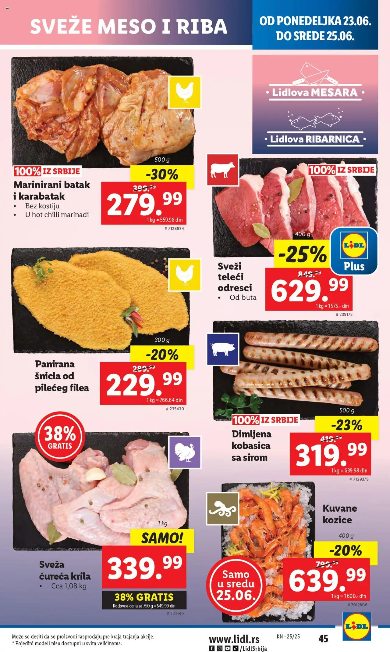 Lidl katalog - važi od 19.06.2025 | Strana: 53 | Proizvode: Kobasica, Riba