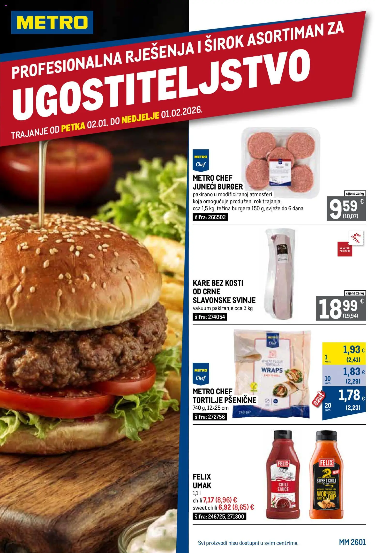 Metro katalog | vrijedi od 02.01.2026 | Stranica: 1 | Proizvodi: Umak, Tortilje