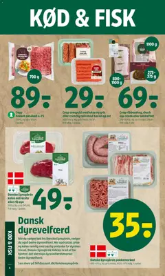 Coop cevapcici med okse og gris eller crunchy rolls med bacon og ost, 300-360 g. Frit valg. 1 pakke. gyldig fra 04.04.2026 | Side: 4