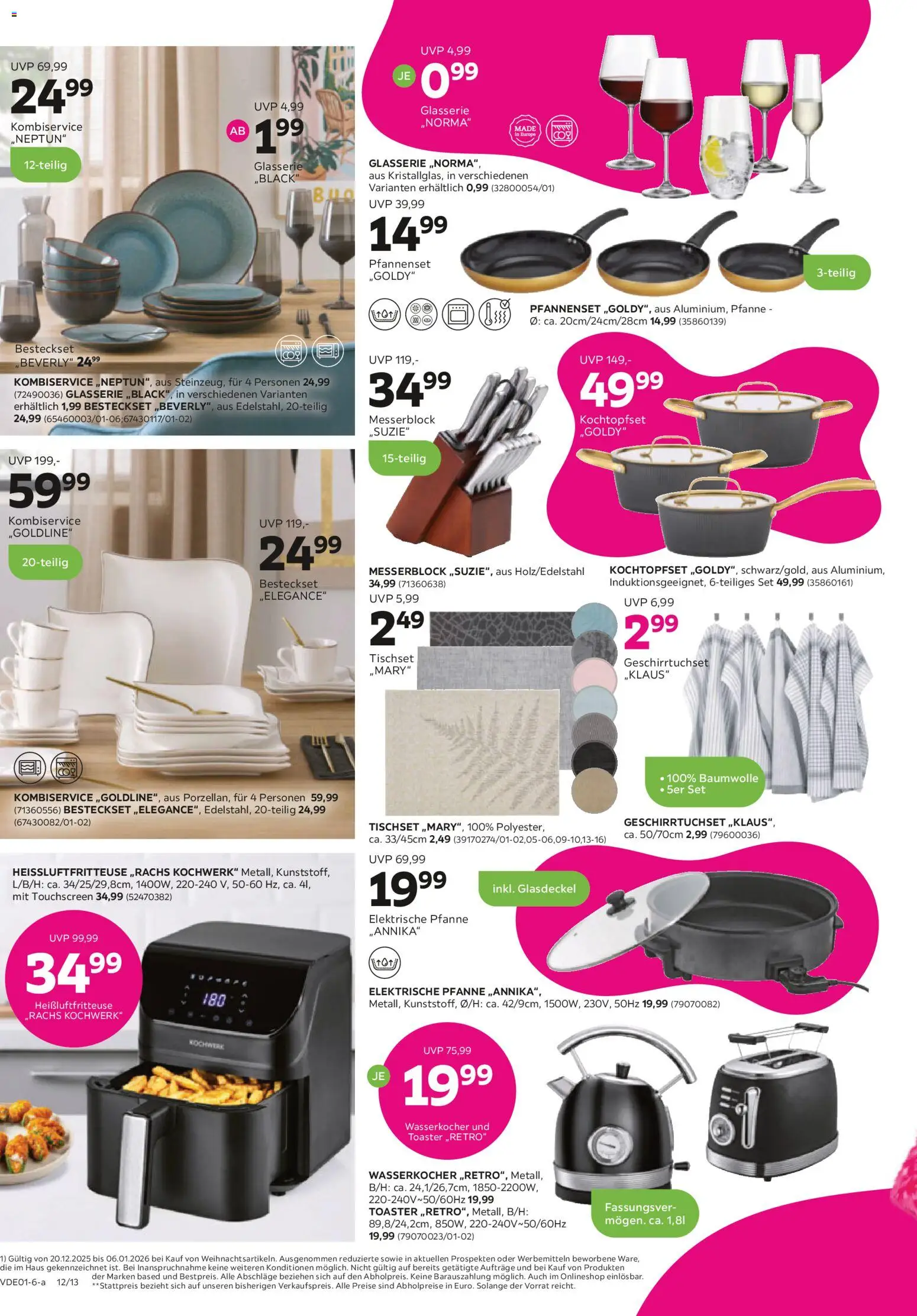 Mömax Prospekt 	 – gültig ab 20.12.2025 | Seite: 12 | Produkte: Wasserkocher, Toaster, Heißluftfritteuse