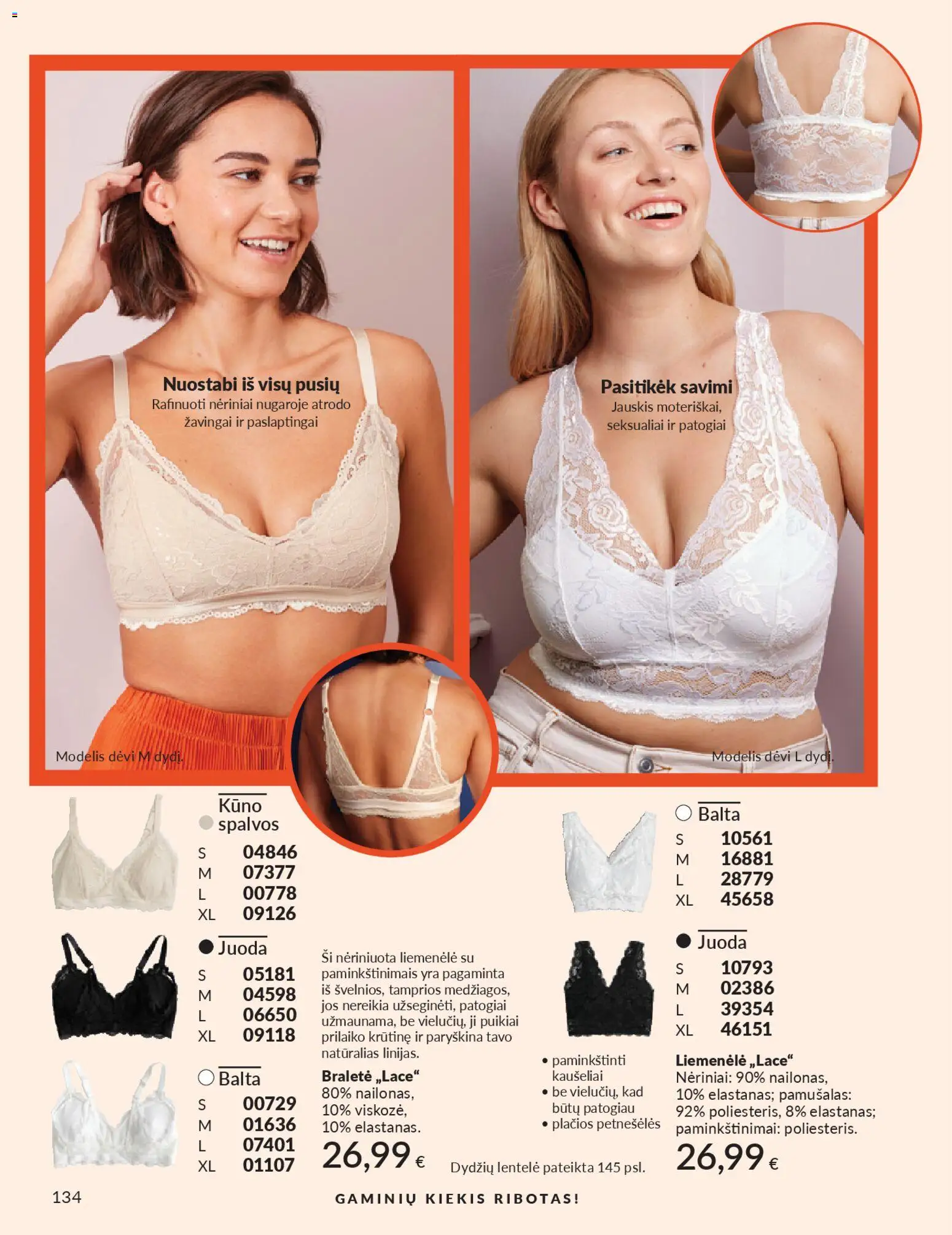 AVON akcijos nuo 01.01.2026 | Puslapis: 134 | Prekių: Liemenėlė