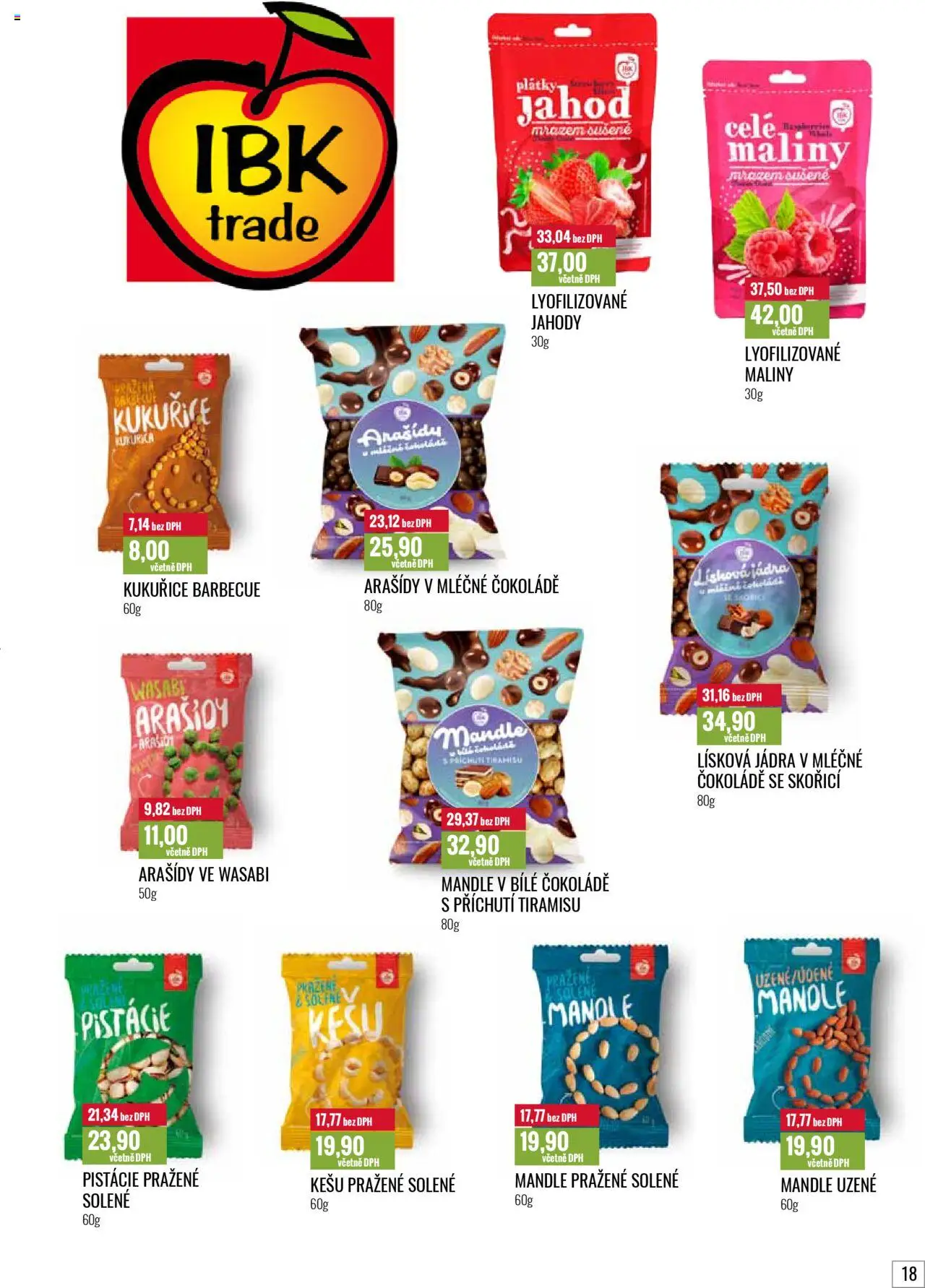 Ratio leták od 01.06.2025 | Strana: 19 | Produkty: Tiramisu, Pistácie, Arašídy, Maliny