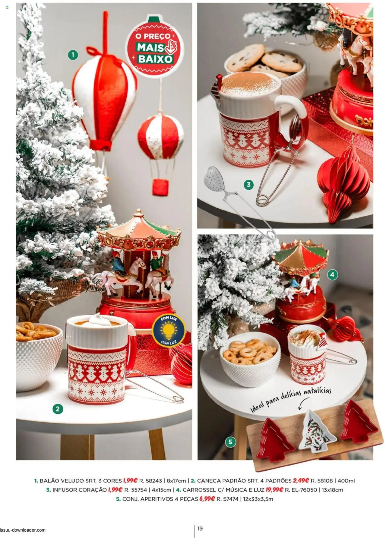 Espaço Casa Catálogo de Natal 2025 │ válido de 11.10.2025 | Página: 19 | Produtos: Caneca