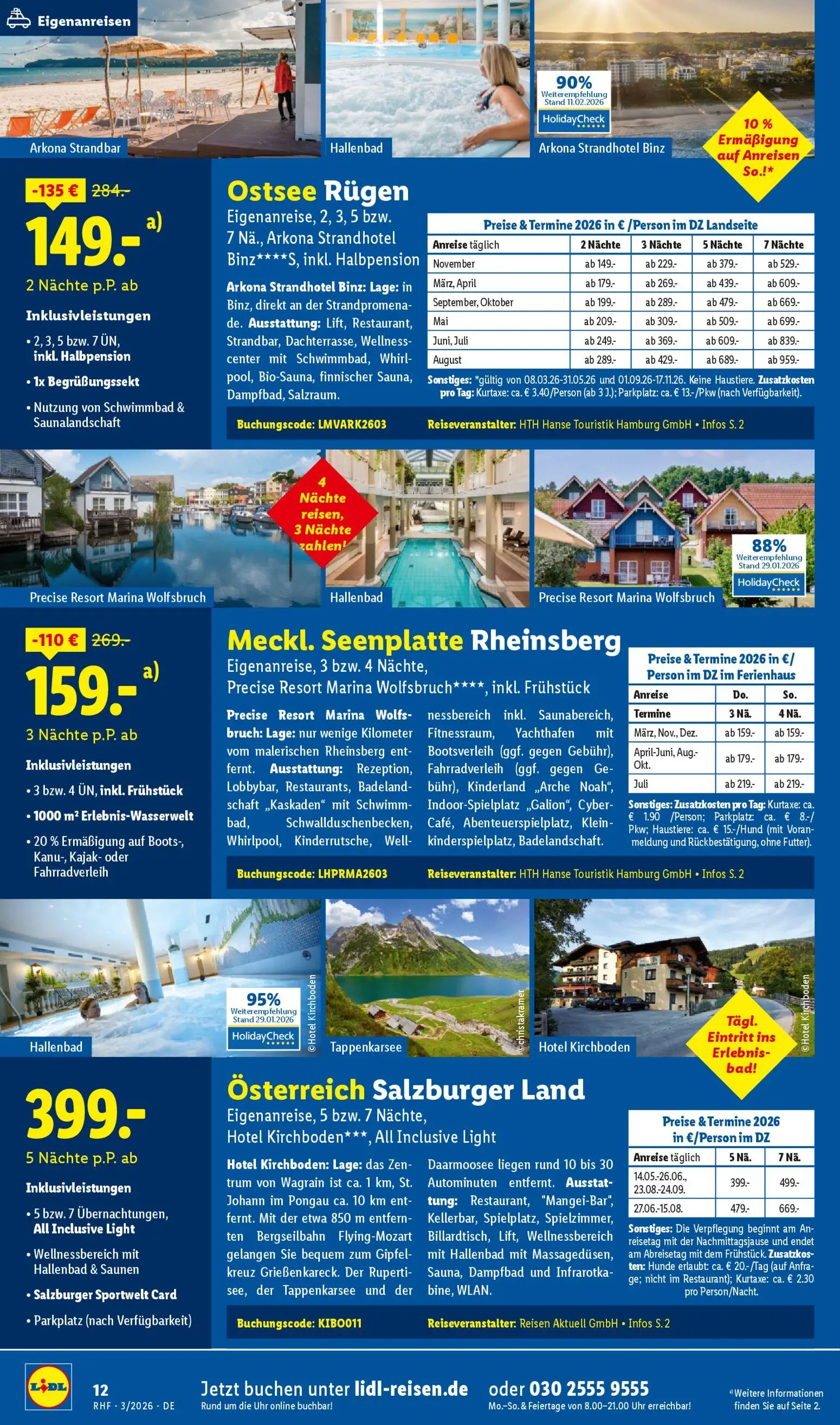 Lidl Reisen Prospekt 	 – gültig ab 28.02.2026 | Seite: 12 | Produkte: Bad, Uhr