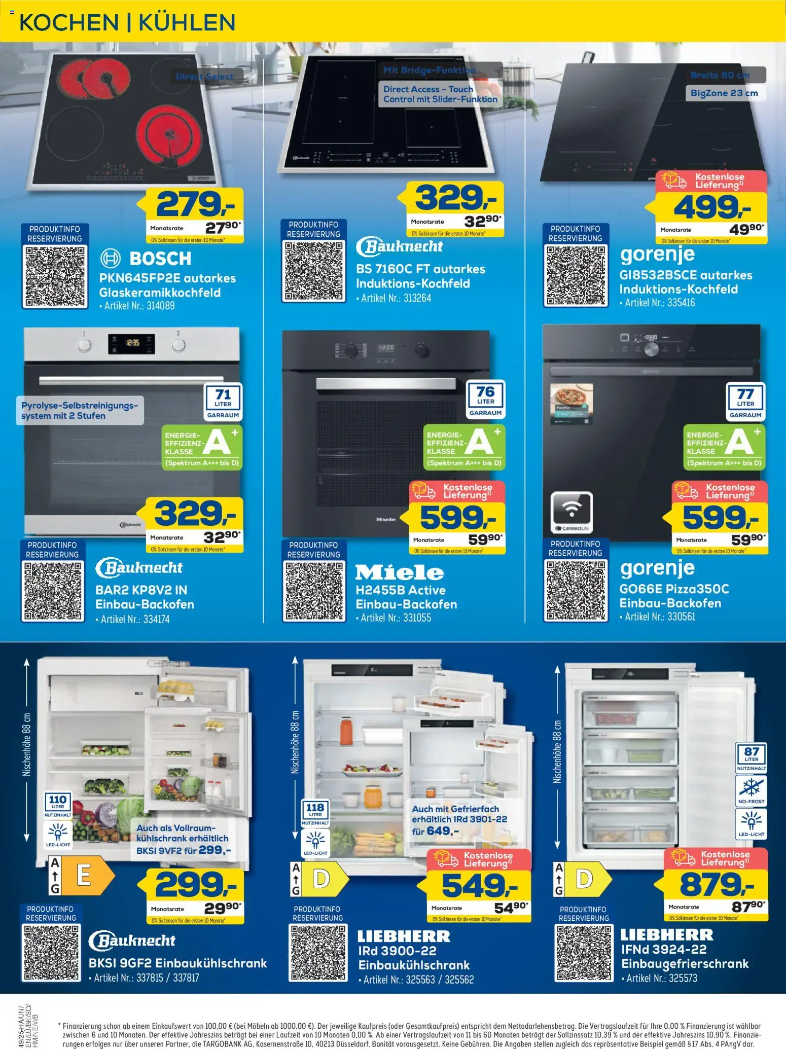 Euronics Haushaltsgeräte Spezial! – gültig ab 27.11.2025 | Seite: 8 | Produkte: Miele, Bosch, Gorenje, Kühlschrank