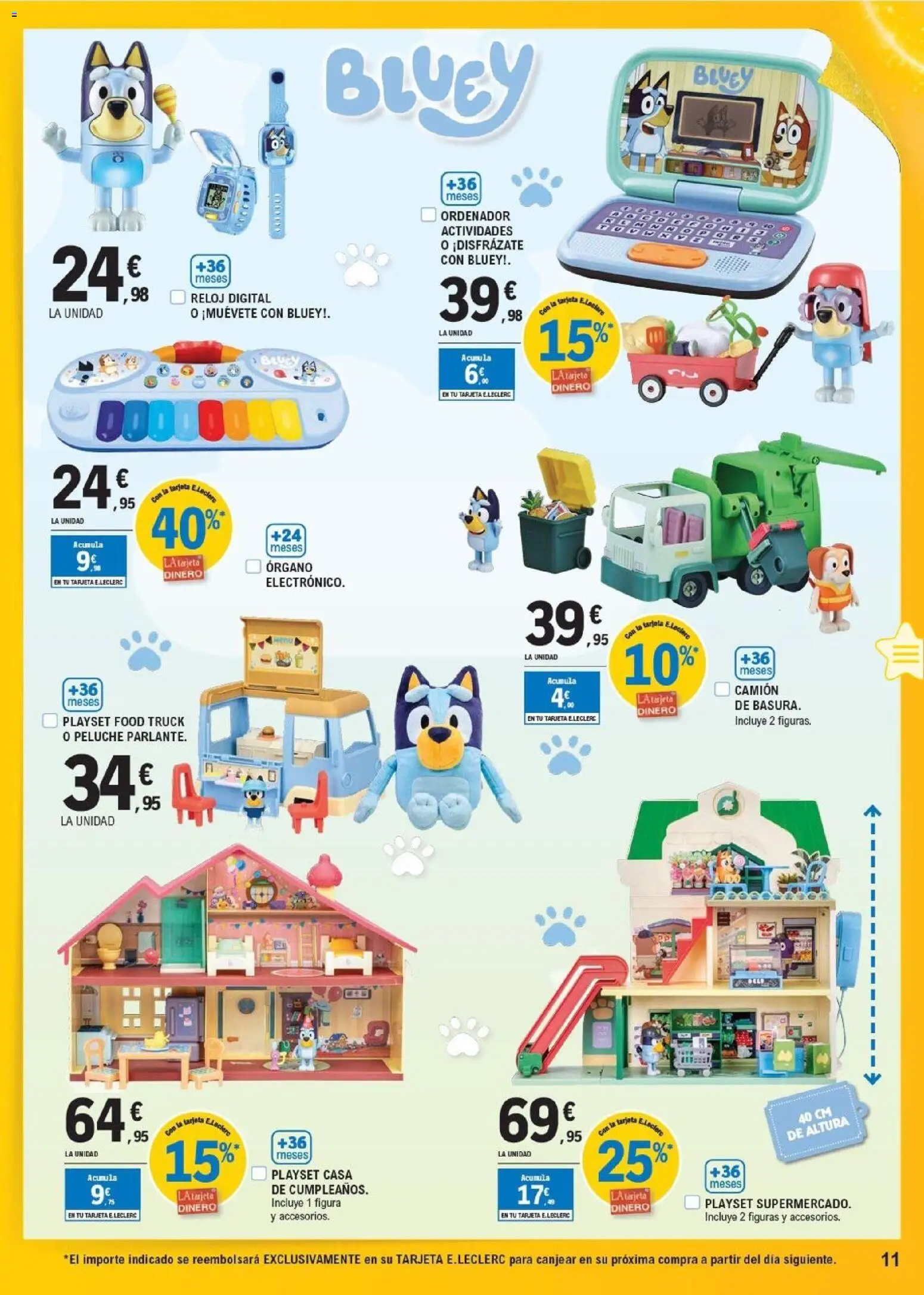 E.Leclerc - Juguetes  │ válido desde el 03.11.2025 | Página: 11 | Productos: Reloj, Ordenador