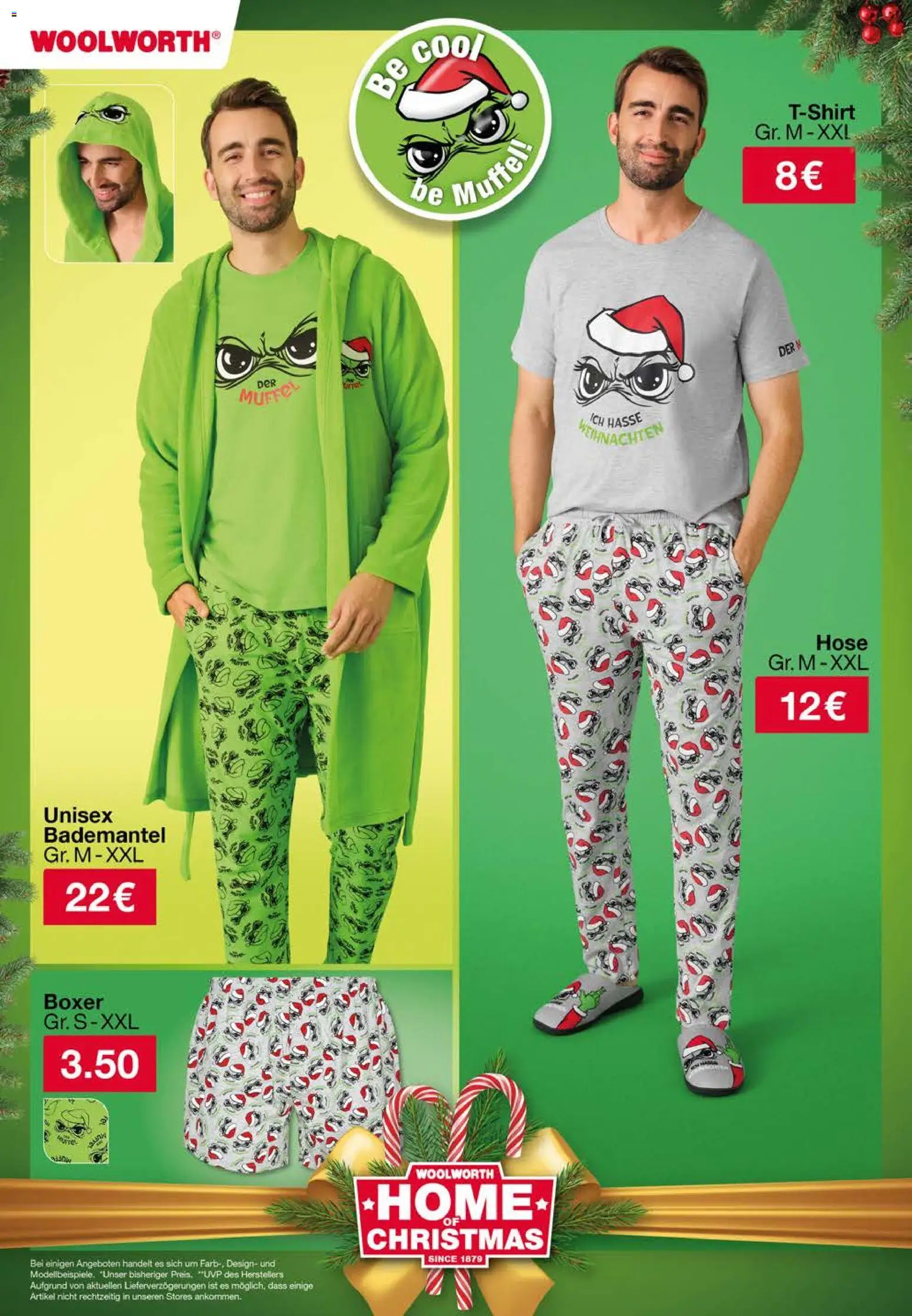 Woolworth  Weihnachtskatalog! gültig ab 24.10.2025 | Seite: 105 | Produkte: Hose, Bademantel, Boxer