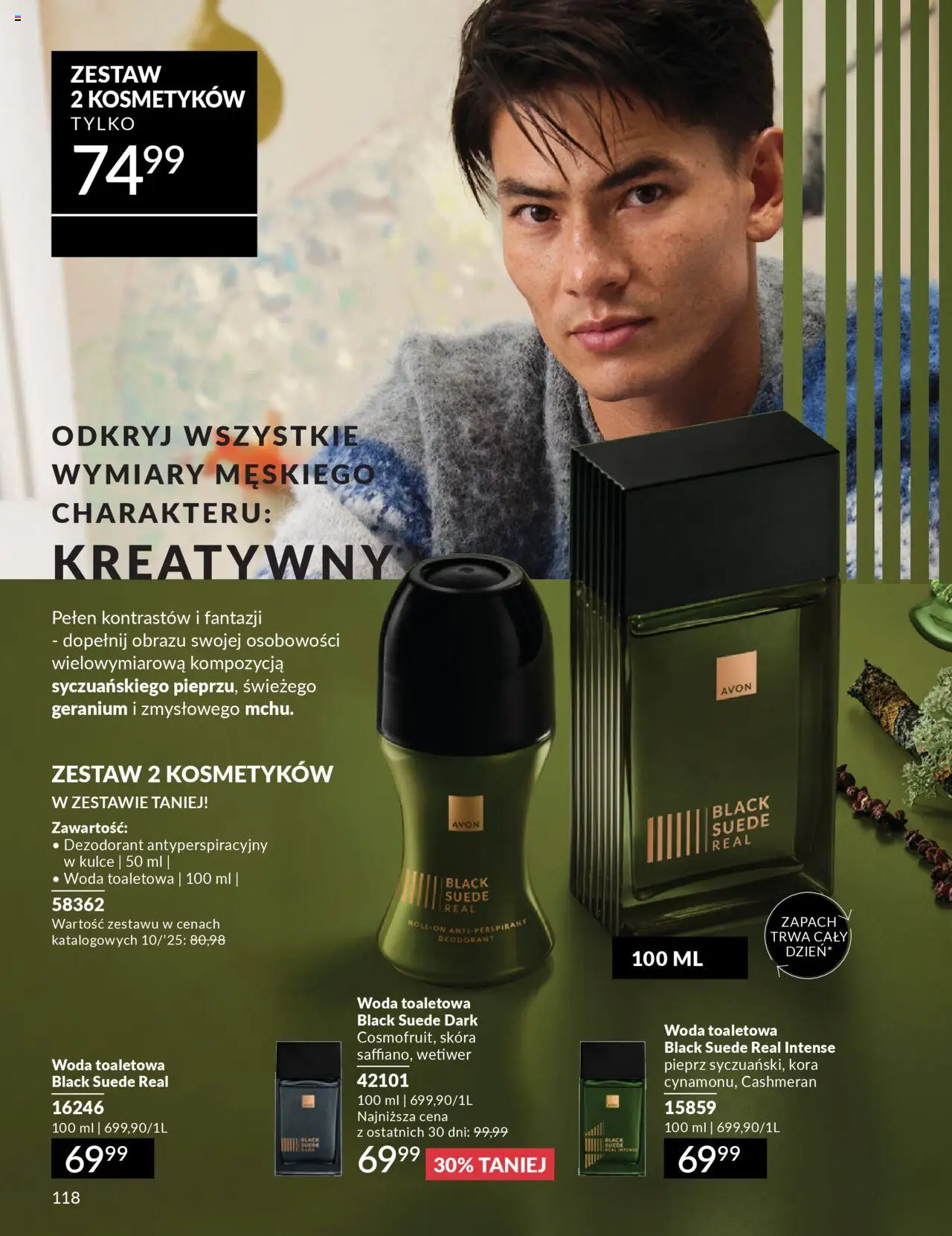 Avon Katalog 10 2025 od 01.10.2025 | Strona: 120 | Produkty: Zapach, Woda toaletowa, Dezodorant, Pieprz