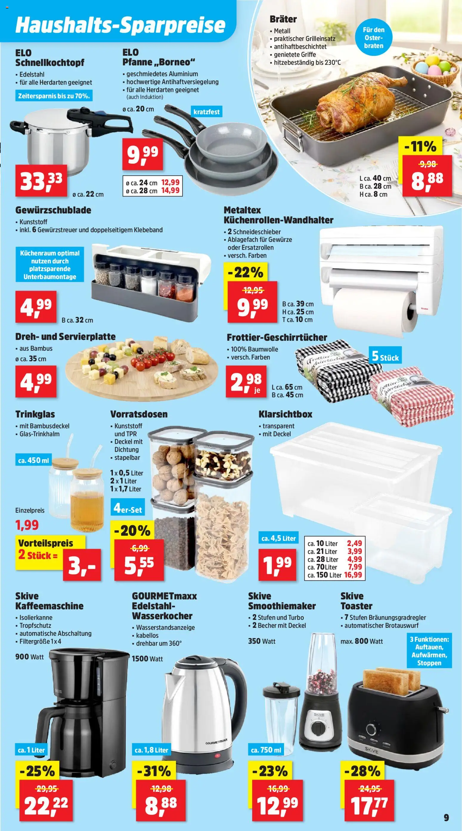 Thomas Philipps Prospekt – gültig ab 09.03.2026 | Seite: 15 | Produkte: Kaffeemaschine, Wasserkocher, Toaster, Gewürze