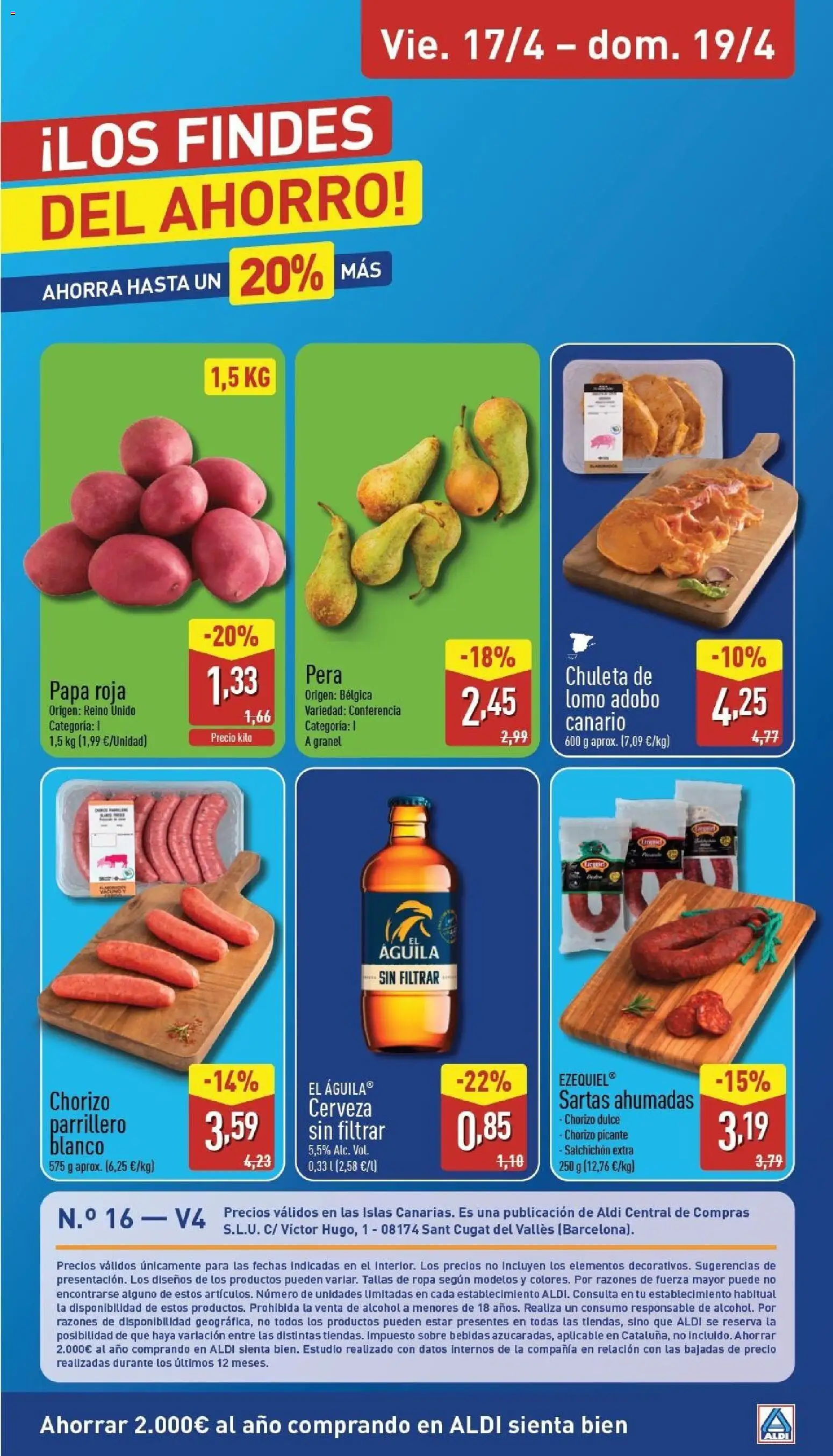 Aldi folleto Canarias │ válido desde el 13.04.2026 | Página: 32 | Productos: Cerveza, Ropa