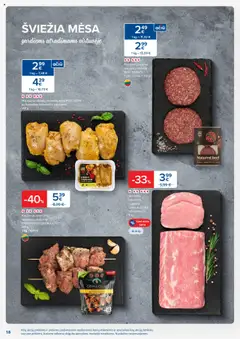 MAXIMA leidinys│galioja nuo 05.08.2025 | Puslapis: 18 | Prekių: Kiaulienos, Jautienos, Viščiukų