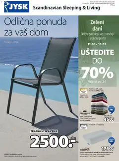 Jysk katalog - pregled Jysk kataloga - važi od 11.03.2026