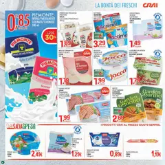 Volantino CRAI del 24.07.2025 | Pagina: 8 | Prodotti: Pasta sfoglia, Sale, Prosciutto, Tonno