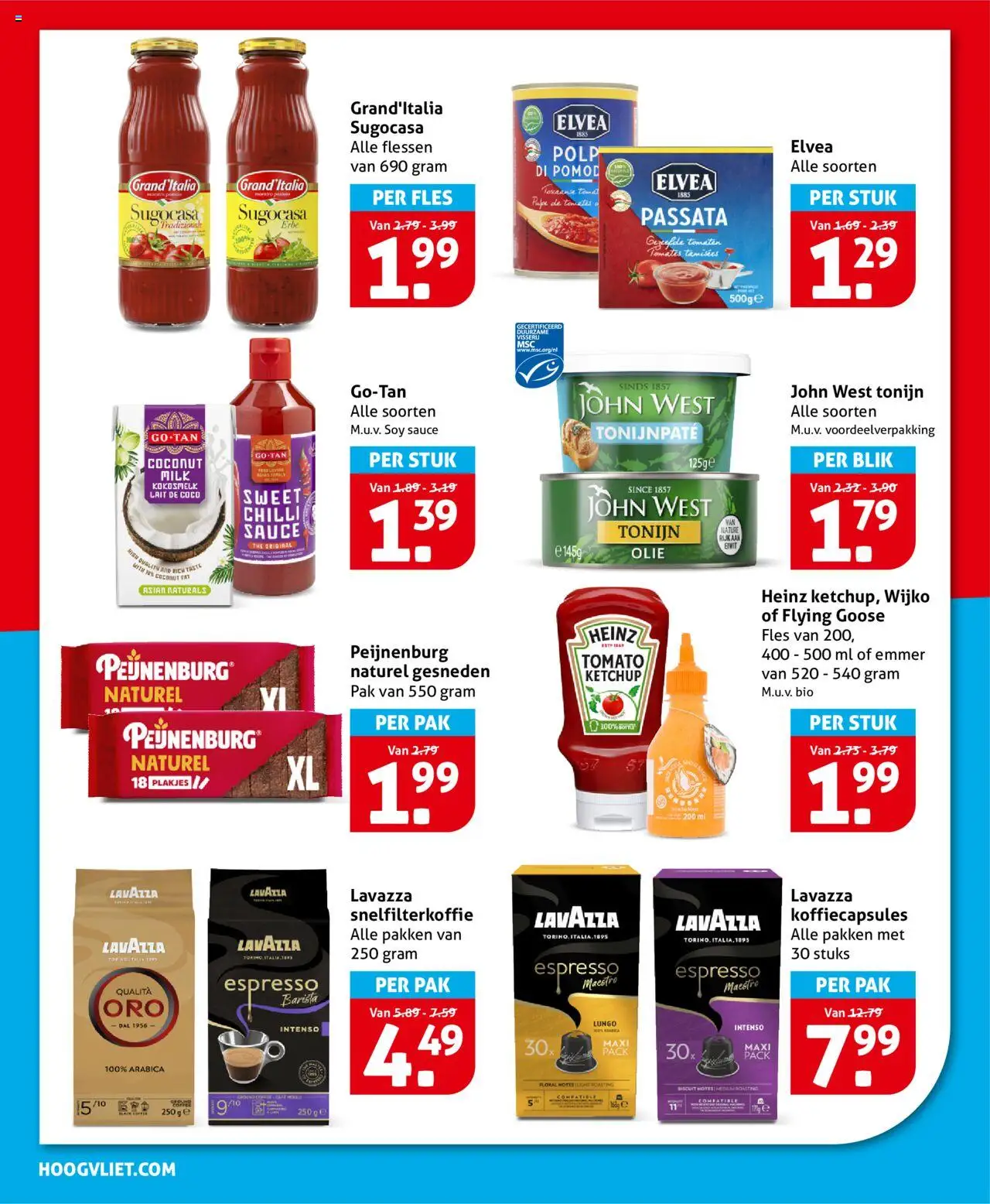 {H1} | Pagina: 18 | Producten: Olie, Ketchup, Fles, Tonijn