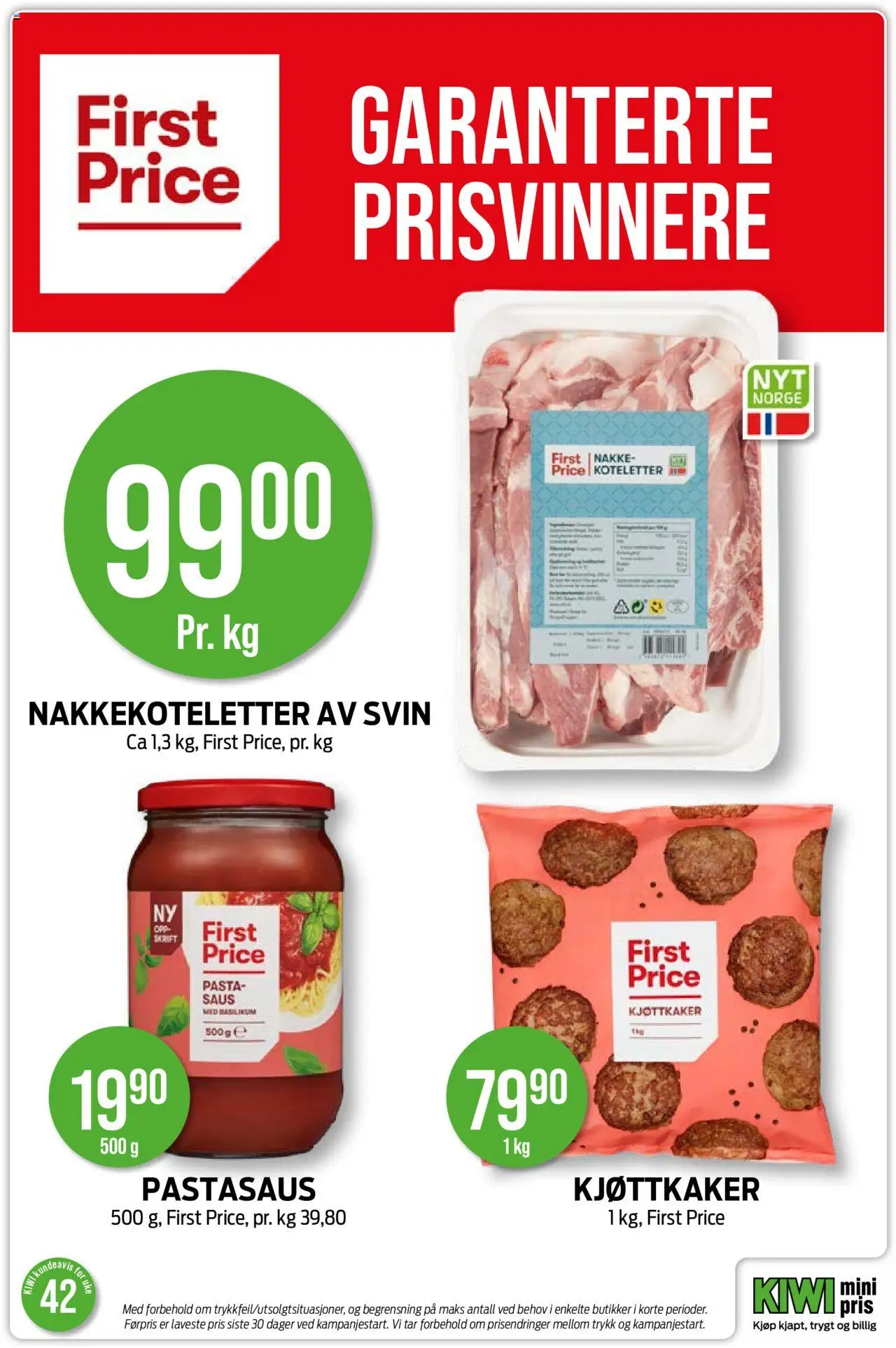 {H1} | Side: 27 | Produkter: Svin, Pasta, Суміш дитяча, Basilikum