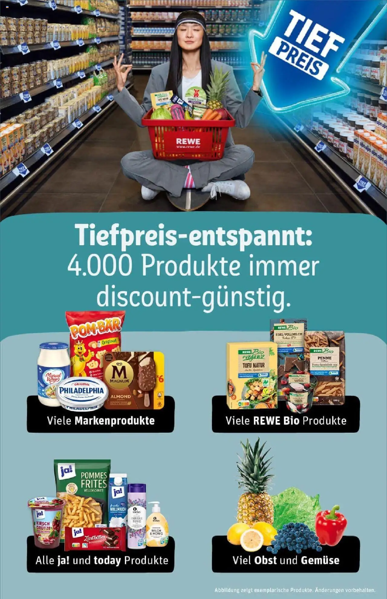 Rewe prospekt Erkelenz	 - gültig ab dem 13.07.2025 | Seite: 16 | Produkte: Milch, Schokolade, Pommes frites, Pasta