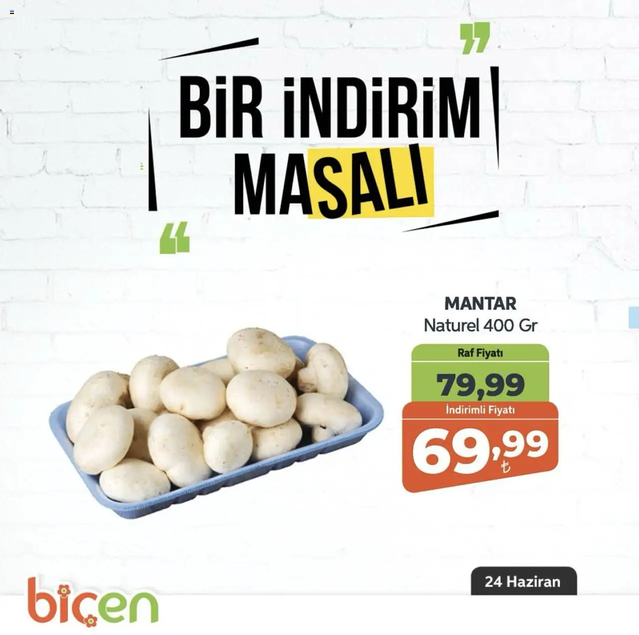 Biçen Market  Bir İndirim MaSali - 24.06.2025 tarihinden itibaren geçerlidir | Sayfa: 9 | Ürünler: Raf, Mantar