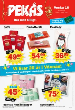 Pekås erbjudanden - Förhandsvisning av reklamblad från butik Pekås aktuell från 13.04.2026